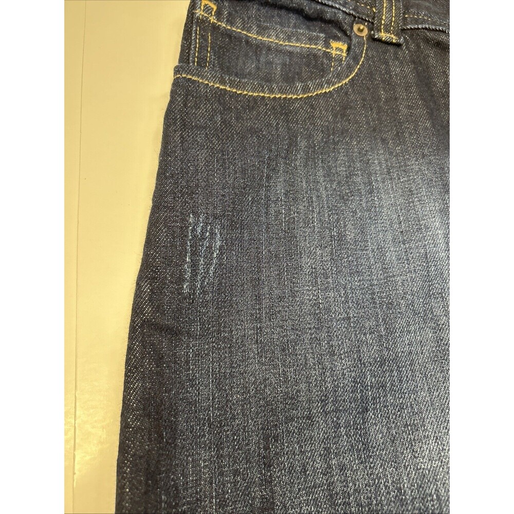 NWT Tommy Hilfiger Denim Blue Jean Skirt Size 16 Stretch Dark Wash - Picture 4 of 8